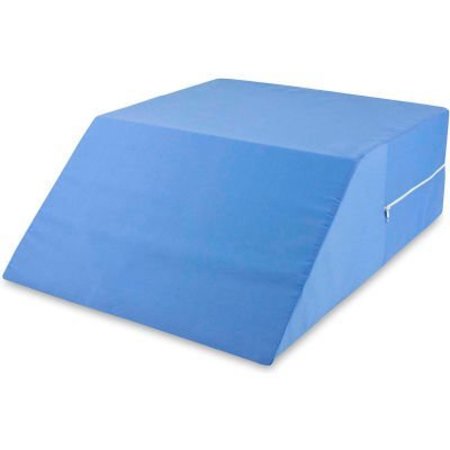 HEALTHSMART DMI Bed Wedge Ortho Pillow, 24" x 20" x 8", Blue 555-8071-0123